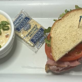 1/2 Sandwich with Soup of the Day or Side Salad