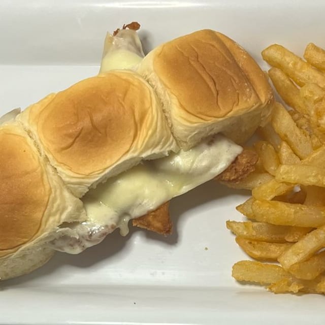 Fried Chicken Strip Sliders.