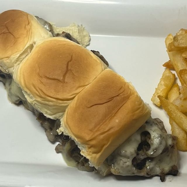 Philly Cheesesteak Sliders.
