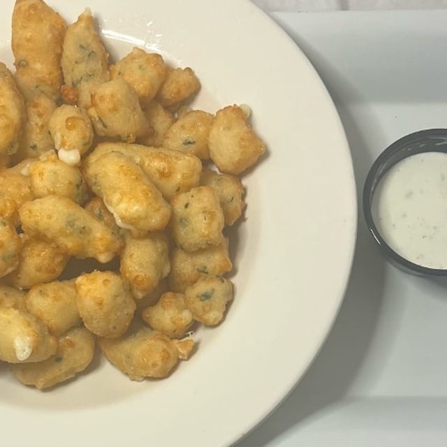 Garlic Cheese Curds.